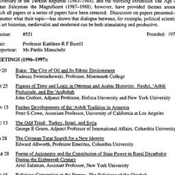 Schedules, Ottoman & Tu...