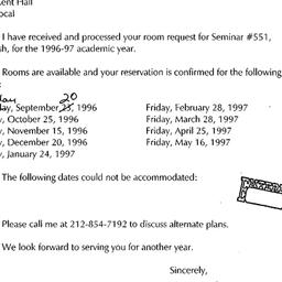 Correspondence, 1997-07-10....