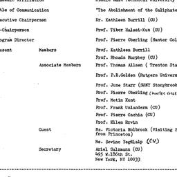 Minutes, 1984-11-16. Ottoma...