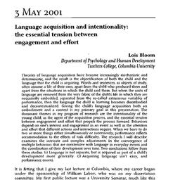Minutes, 2001-05-03. Langua...