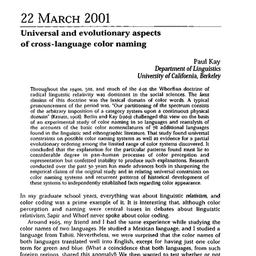 Minutes, 2001-03-22. Langua...