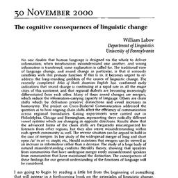 Minutes, 2000-11-30. Langua...