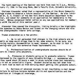 Minutes, 1964-02-17. Higher...