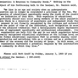 Announcements, 1968-12-30. ...