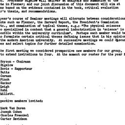 Minutes, 1951-10-12. Higher...