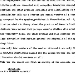 Minutes, 1974-04-29. Higher...