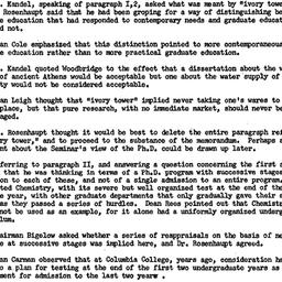 Minutes, 1957-05-10. Higher...