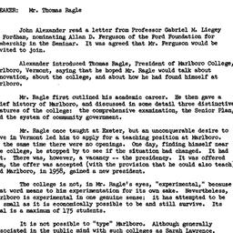Minutes, 1966-04-18. Higher...