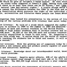 Minutes, 1984-04-18. Higher...