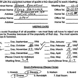 Correspondence, 1994-10-31....
