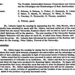 Minutes, 1981-03-23. Higher...