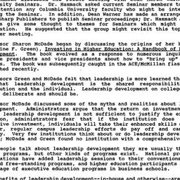 Minutes, 1992-10-14. Higher...
