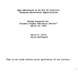 Background paper, 1993-03-1...