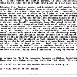Announcements, 1993-01-20. ...