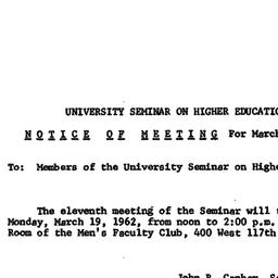 Minutes, 1962-03-29. Higher...