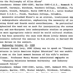 Minutes, 1988-09-28. Higher...