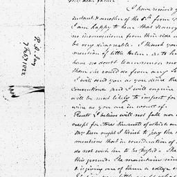 [Document, 1822 February 07]