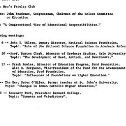 Announcements, 1967-02-20. ...