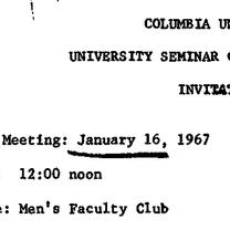 Minutes, 1967-01-16. Higher...