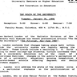 Announcements, 1988-01-26. ...