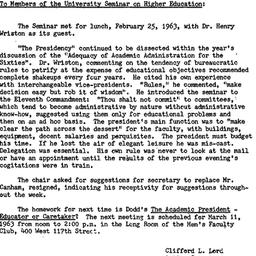 Minutes, 1963-02-26. Higher...