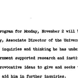 Minutes, 1964-10-19. Higher...