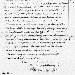 [Document, 1821 November 22]
