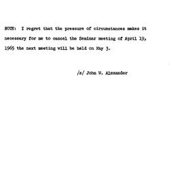 Correspondence, 1965-04-19....