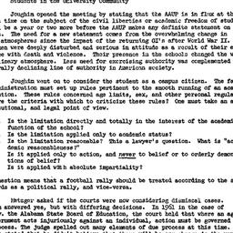 Minutes, 1965-03-01. Higher...