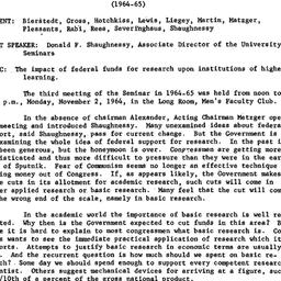 Minutes, 1964-11-02. Higher...