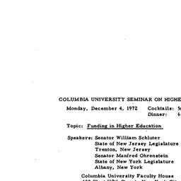 Announcements, 1972-12-04. ...