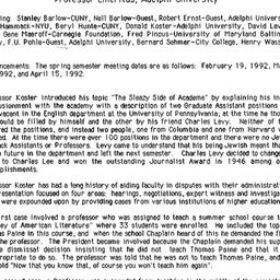 Minutes, 1991-11-20. Higher...