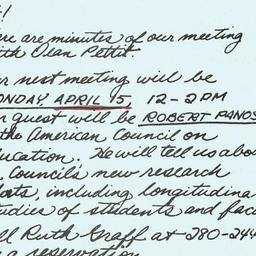 Announcements, 1968-04-04. ...