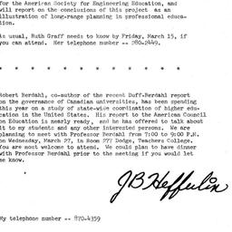 Announcements, 1968-03-11. ...