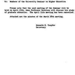 Minutes, 1960-03-28. Higher...