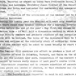 Minutes, 1968-10-23. Ancien...