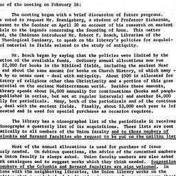 Minutes, 1967-02-16. Ancien...