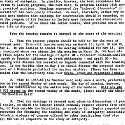 Minutes, 1967-03-06. Ancien...