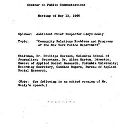 Minutes, 1966-05-13. Public...