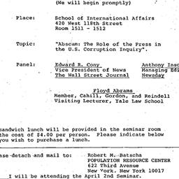 Announcements, 1980-04-02. ...