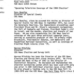 Announcements, 1979-11-15. ...
