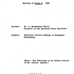 Minutes, 1965-03-05. Public...