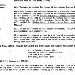 Announcements, 1978-03-31. ...
