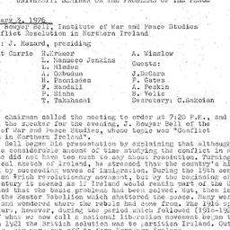 Minutes, 1976-02-03. The Pr...
