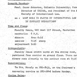Announcements, 1976-01-20. ...