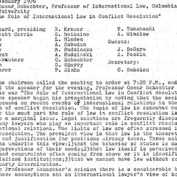 Minutes, 1976-01-20. The Pr...