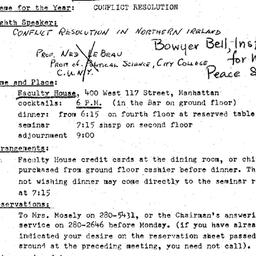 Announcements, 1976-02-03. ...