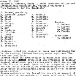 Minutes, 1975-11-25. The Pr...