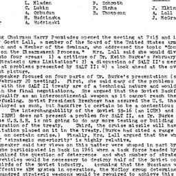 Minutes, 1979-03-20. The Pr...