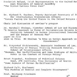Schedules, The Problem of P...